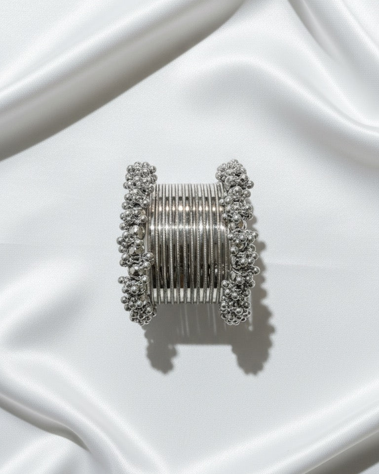 Silver Harmony Bangles