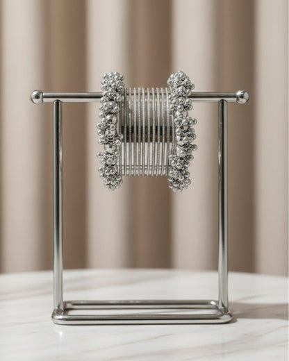 Silver Harmony Bangles