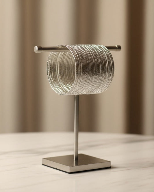 Silver Sheen Bangles