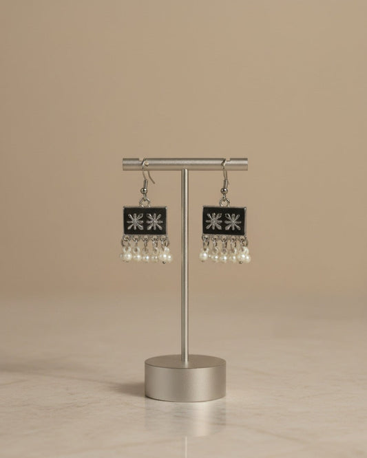 Noir Ethnic Earrings